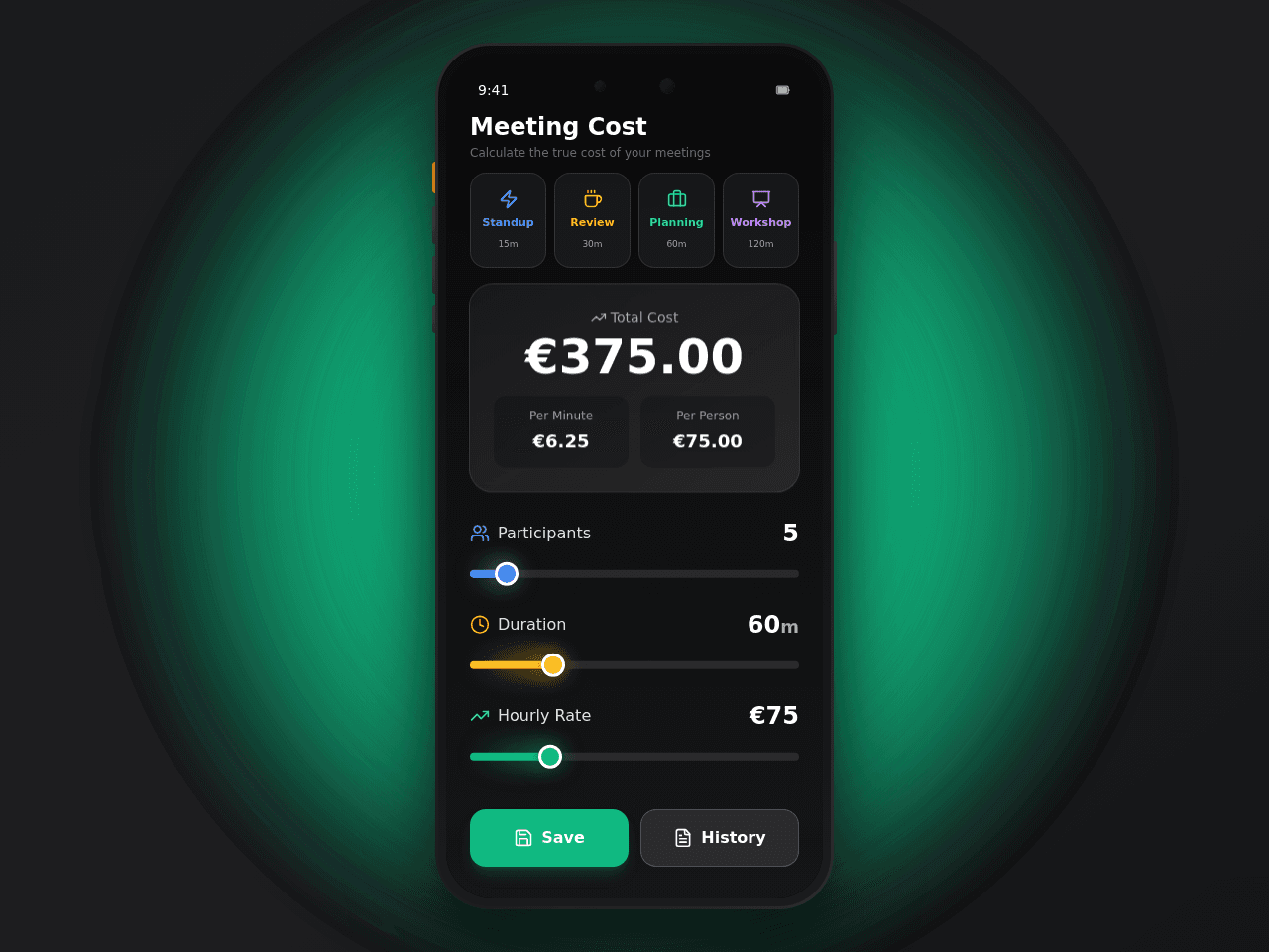 Meeting Cost Calculator