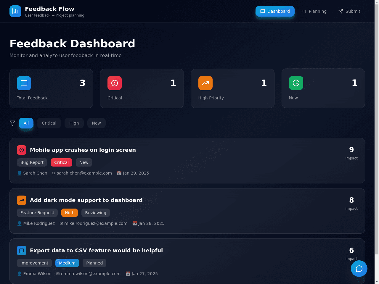 Feedback Flow Studio