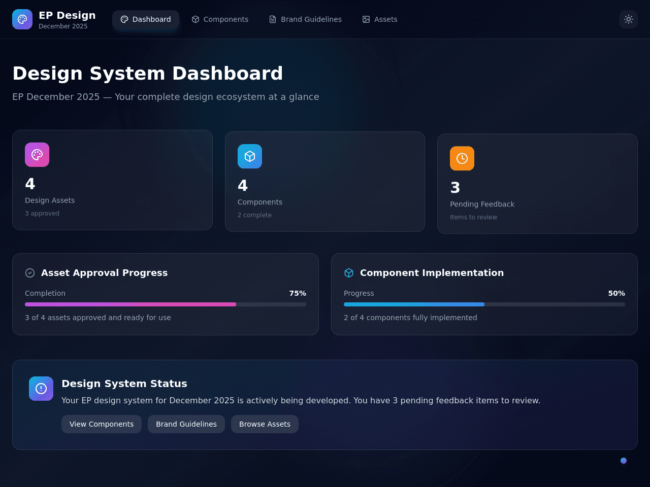 Design Revision Dashboard