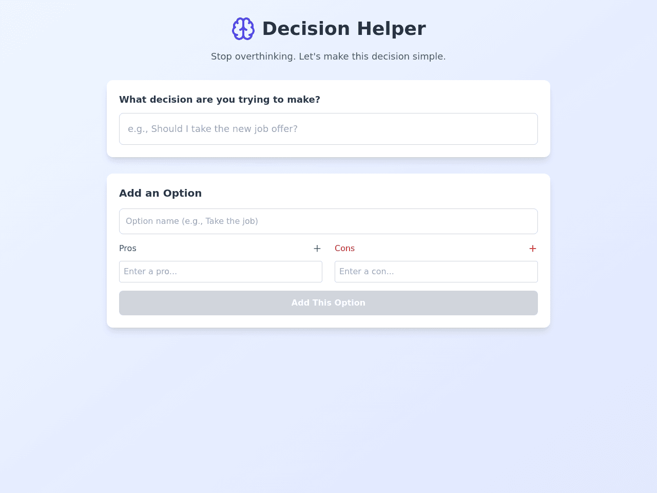 Decision Ease