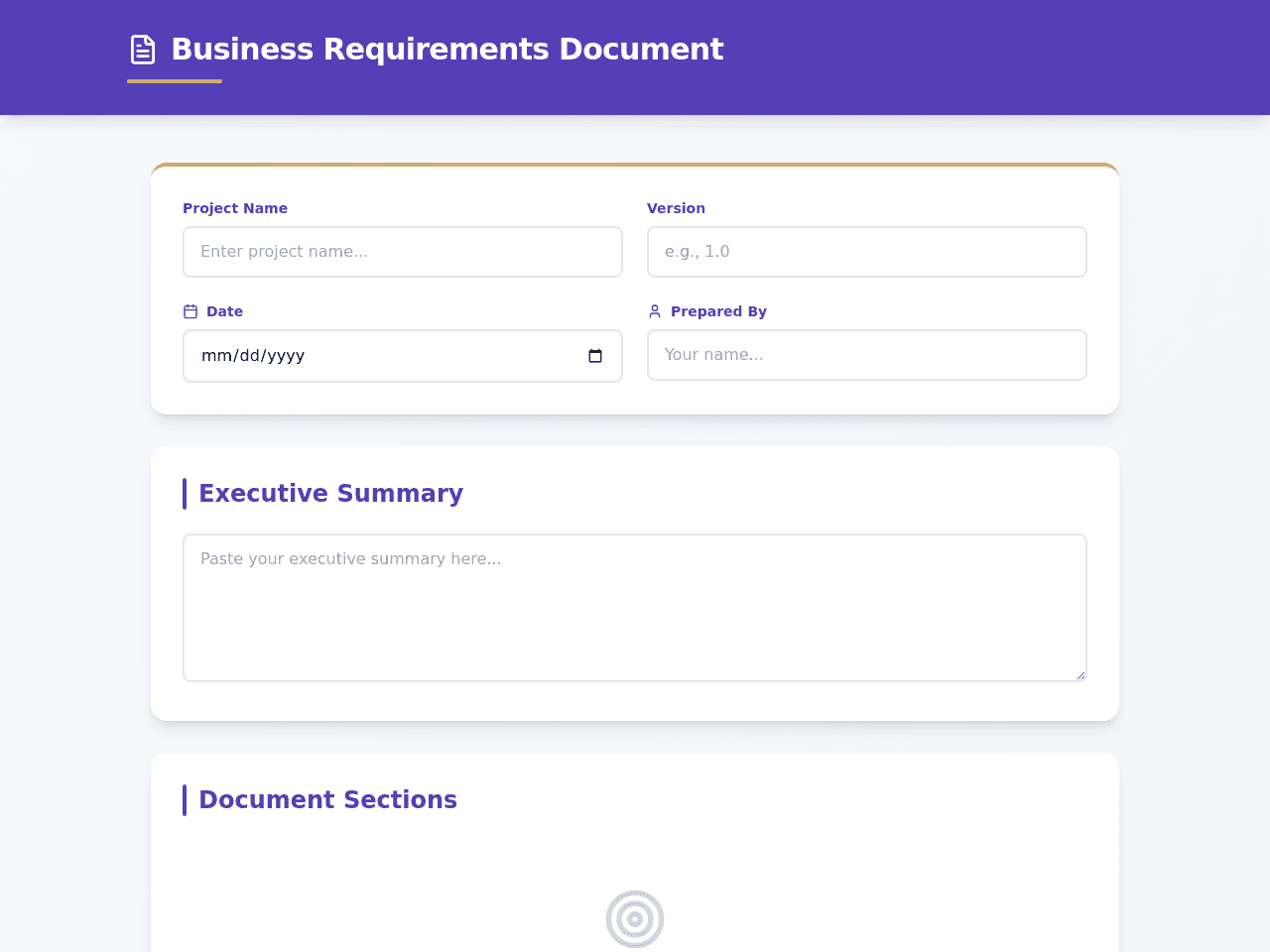 Document Blueprint Studio