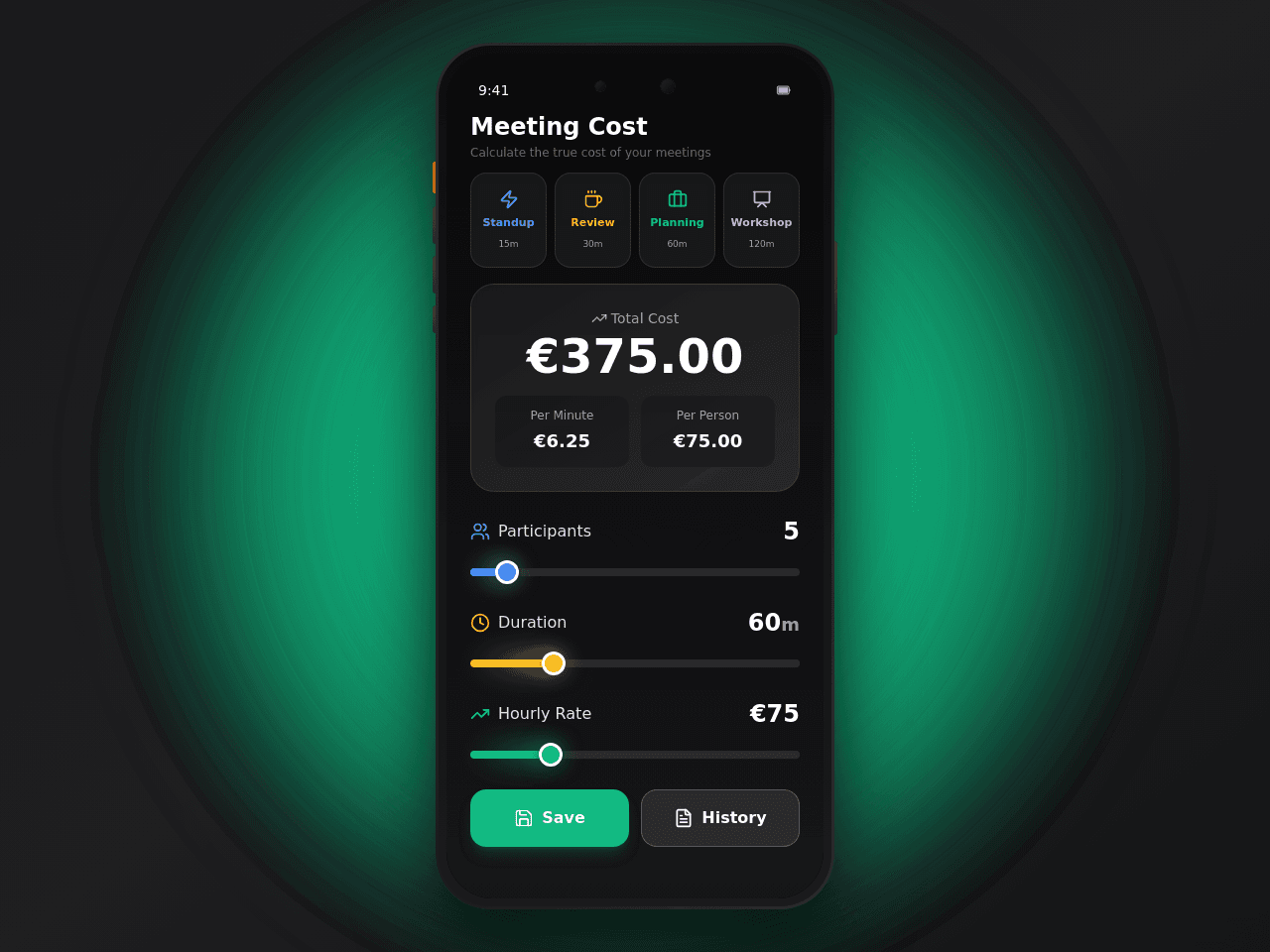 Meeting Cost Calculator