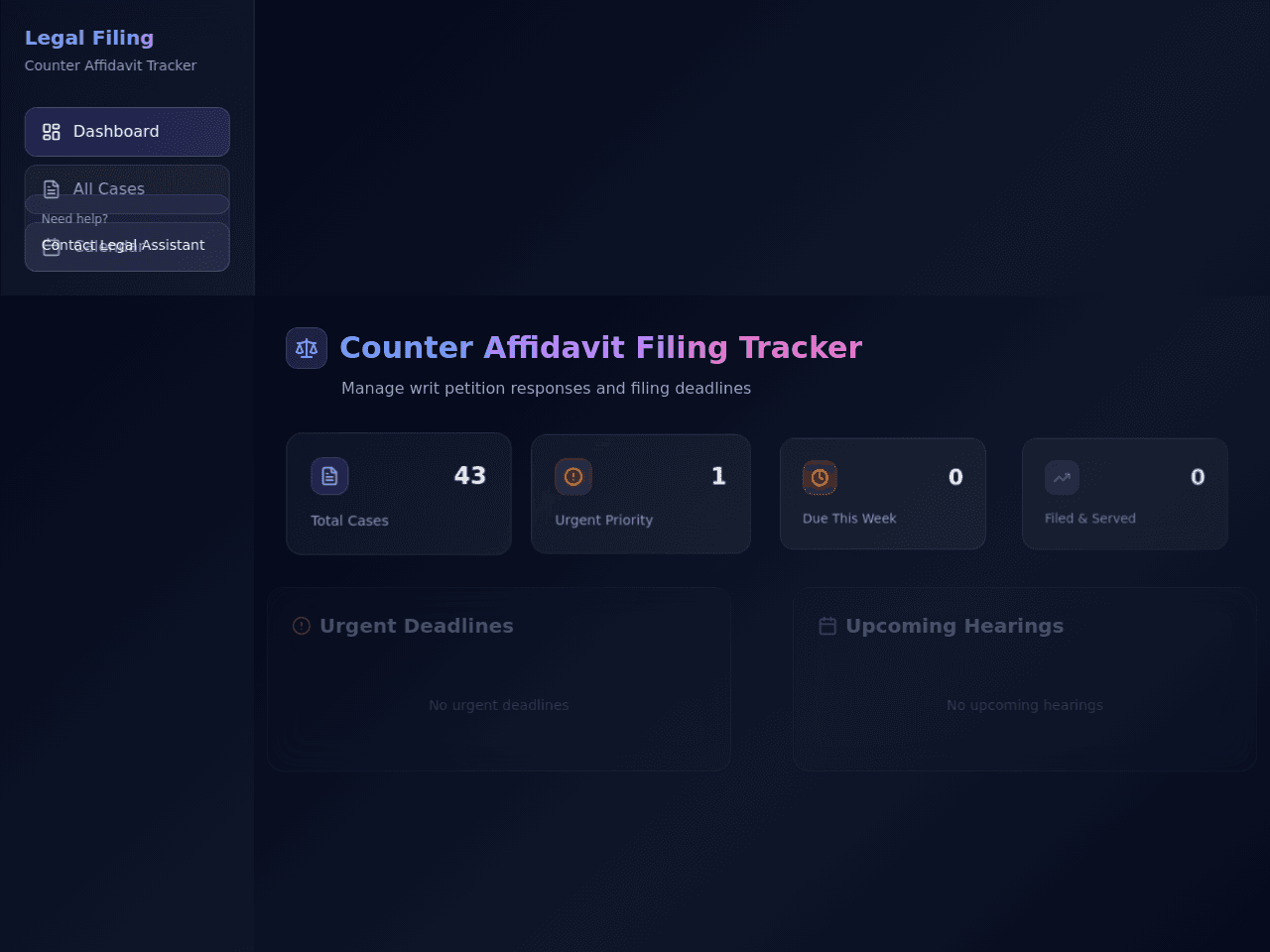 Affidavit Tracker