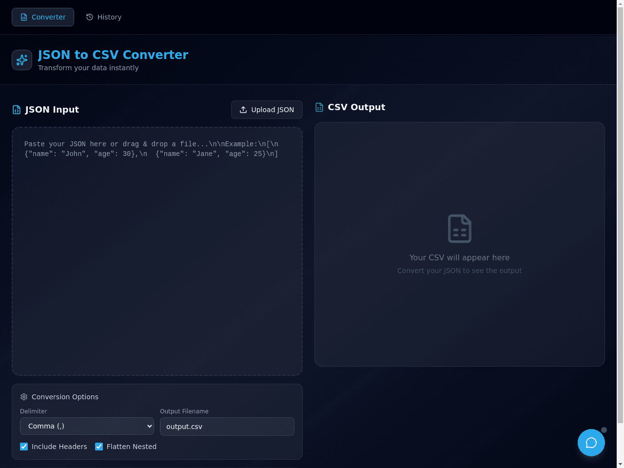 Data Format Converter