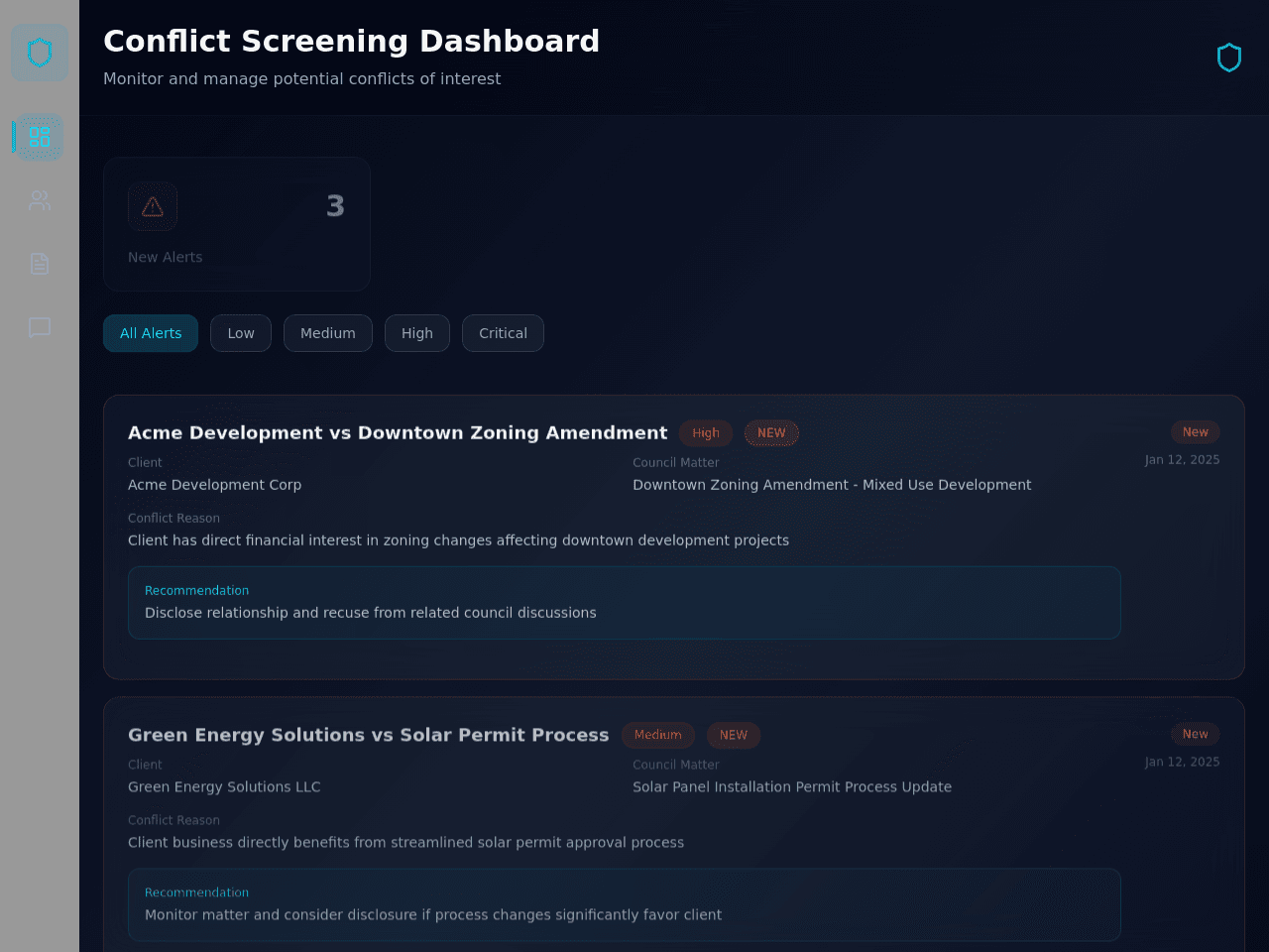 Conflict Insight Dashboard