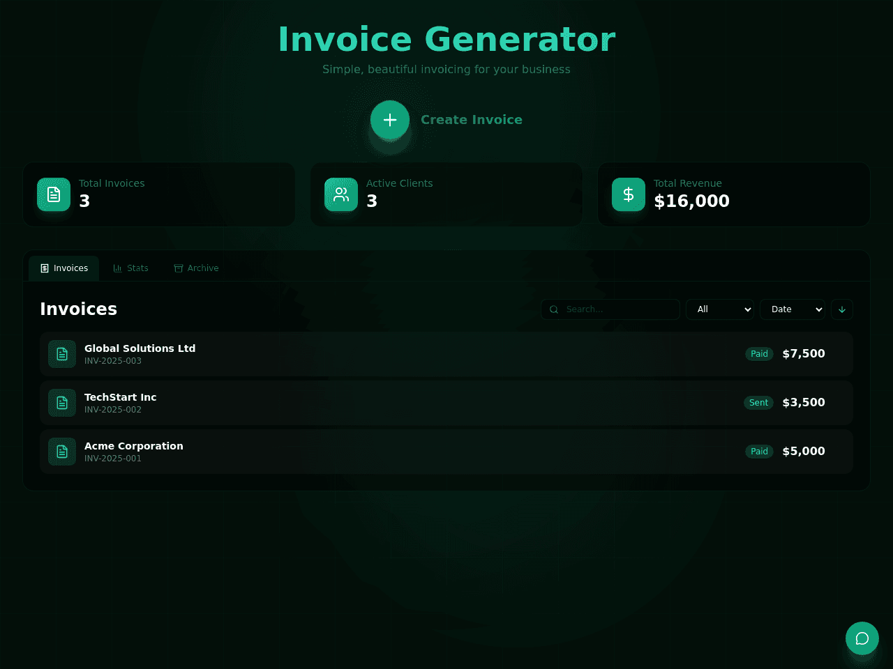 Invoice Generator