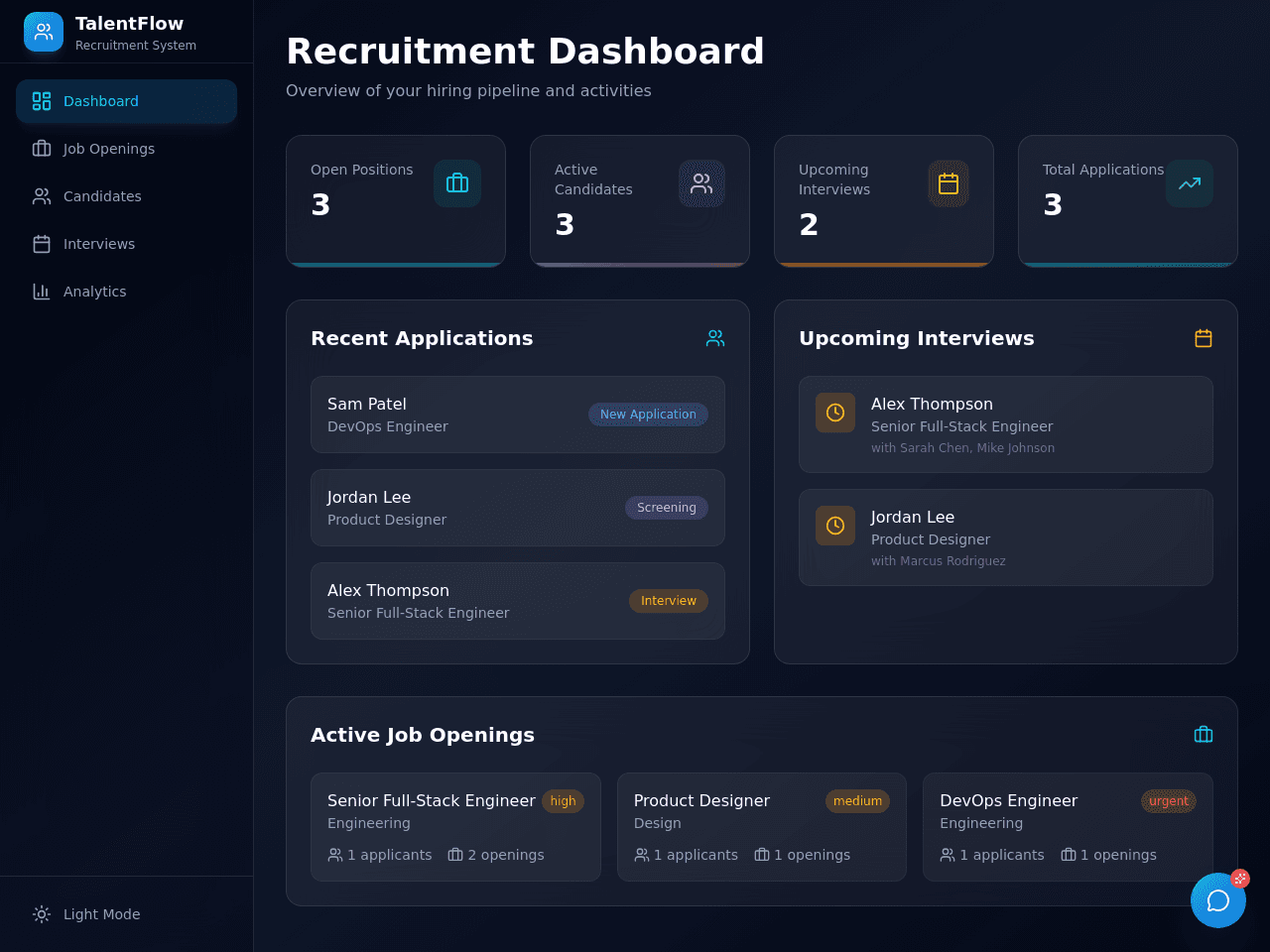 Recruitment Flow Studio