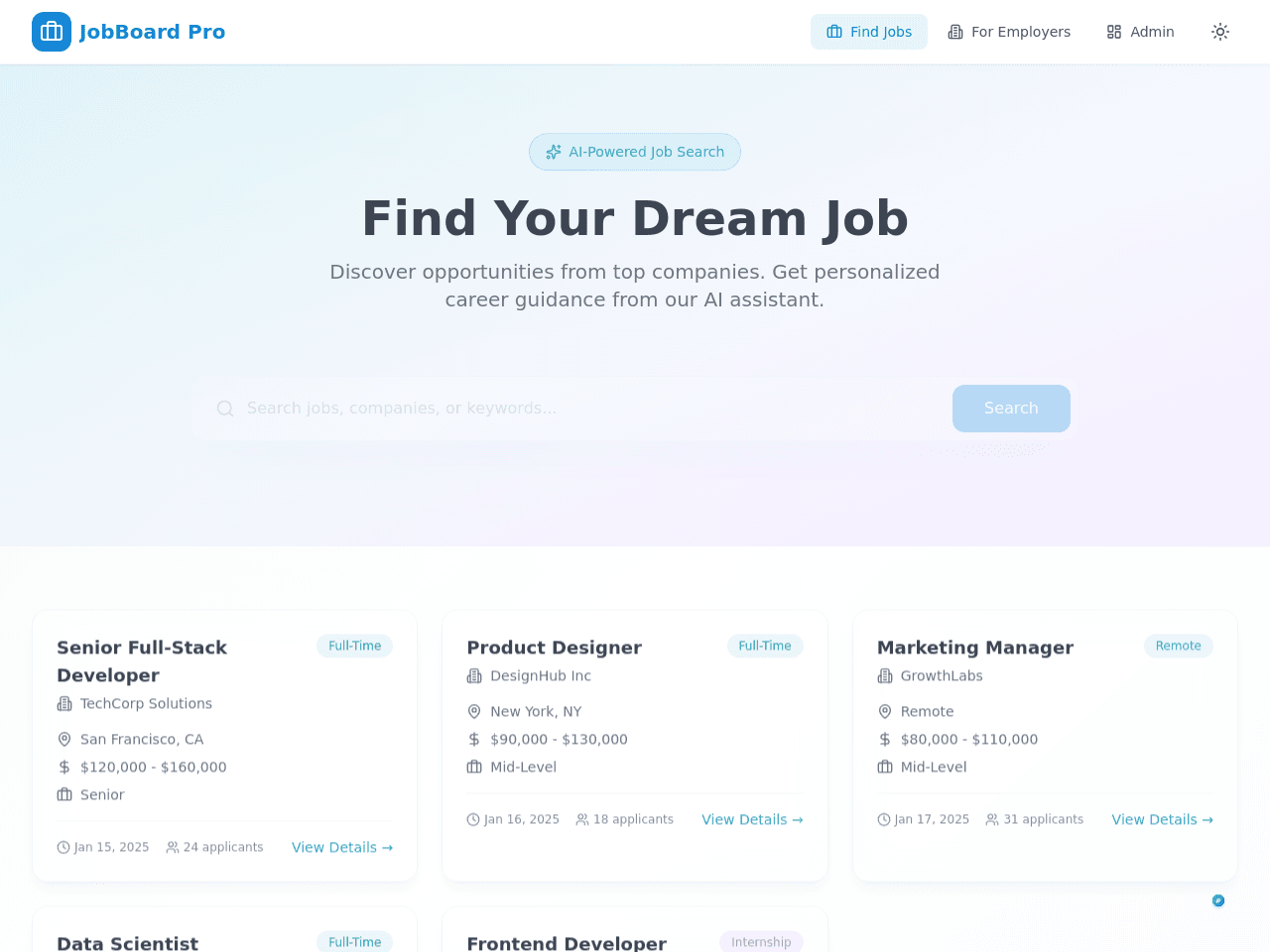 Job Board Studio