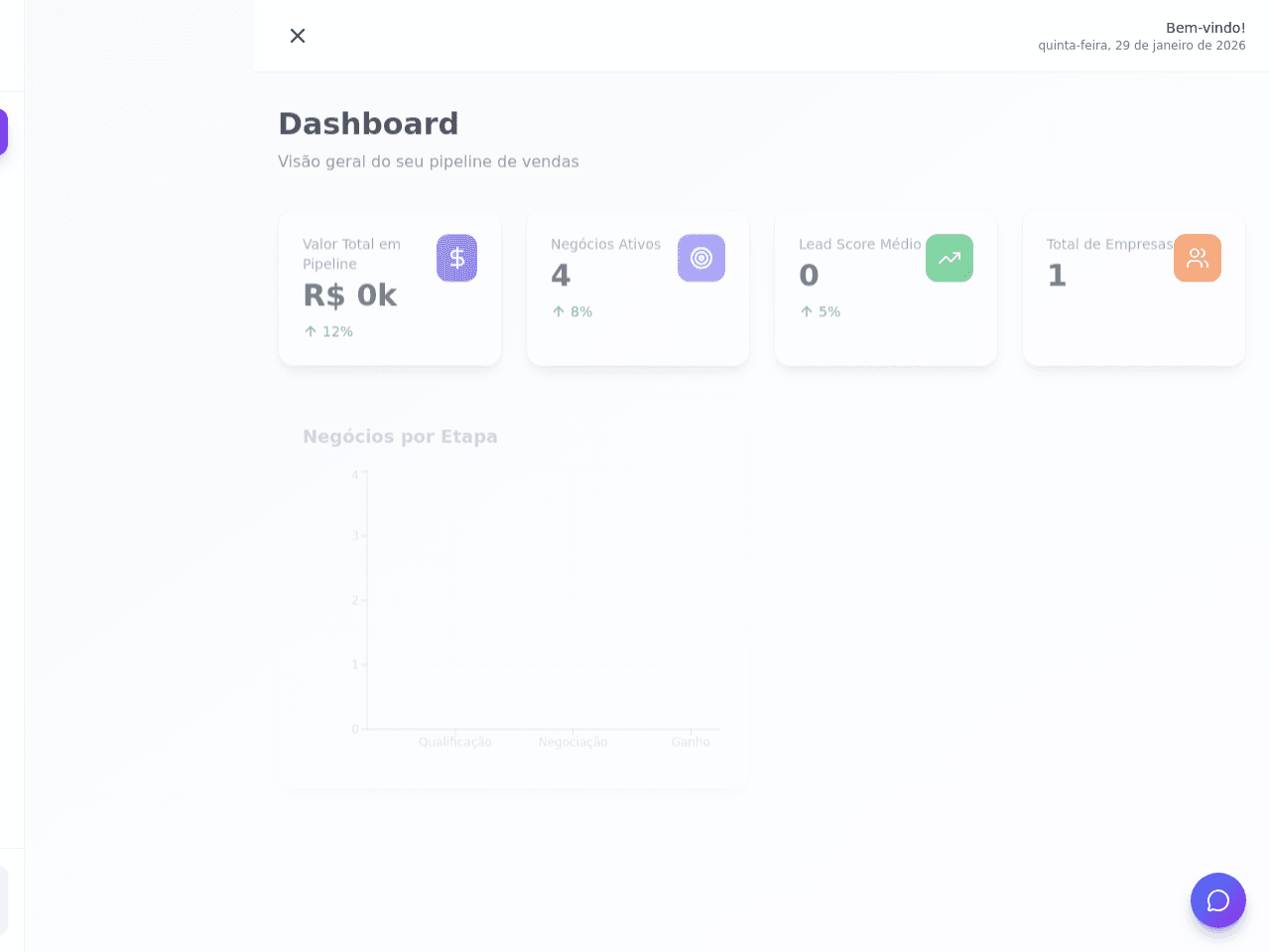 CRM Builder Dashboard