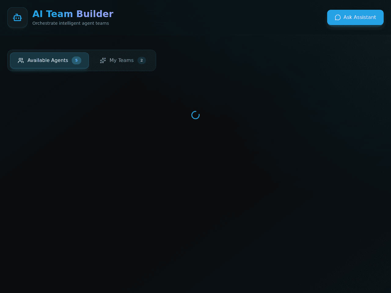 Agent Team Builder
