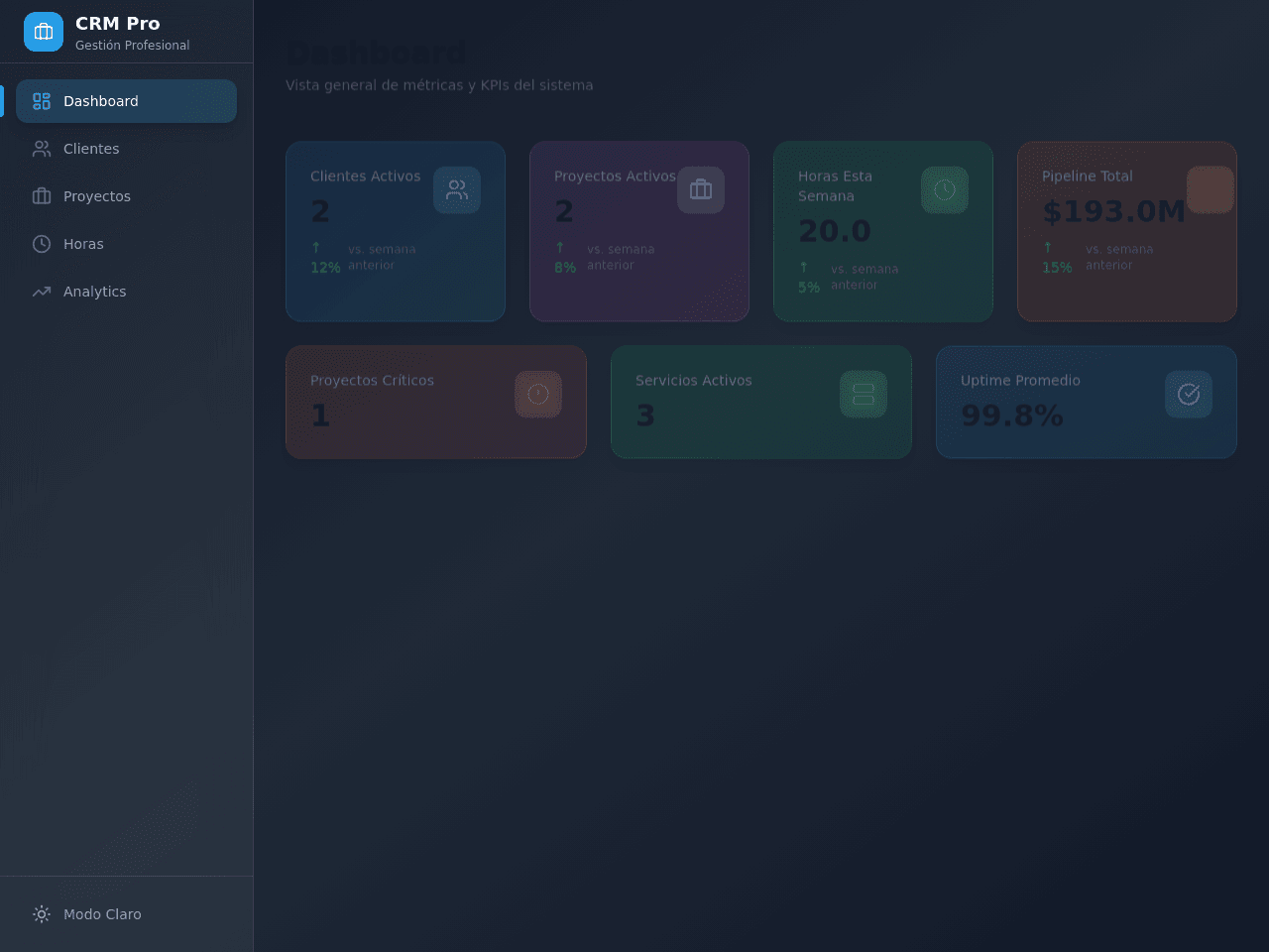 Project Insight Dashboard