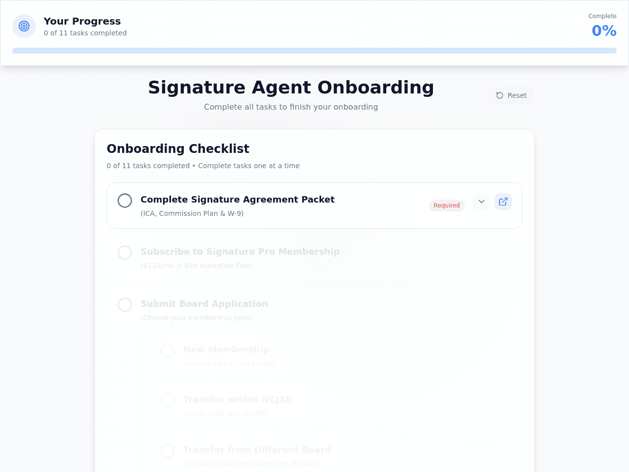 Onboarding Quest Tracker