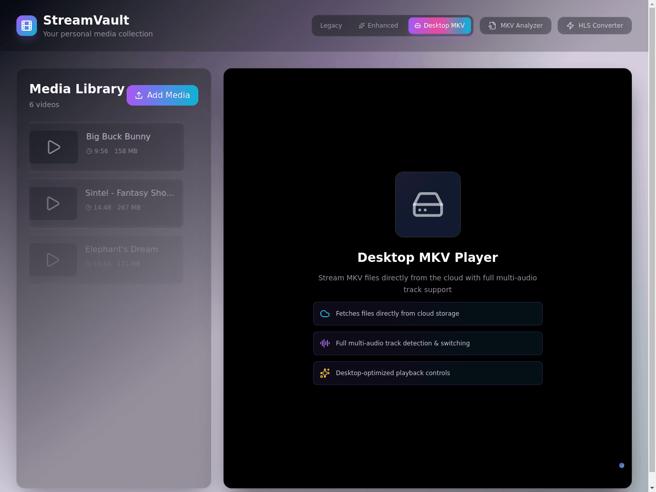 Stream Player Portal