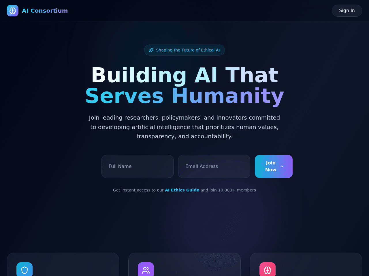 AI Consortium Portal