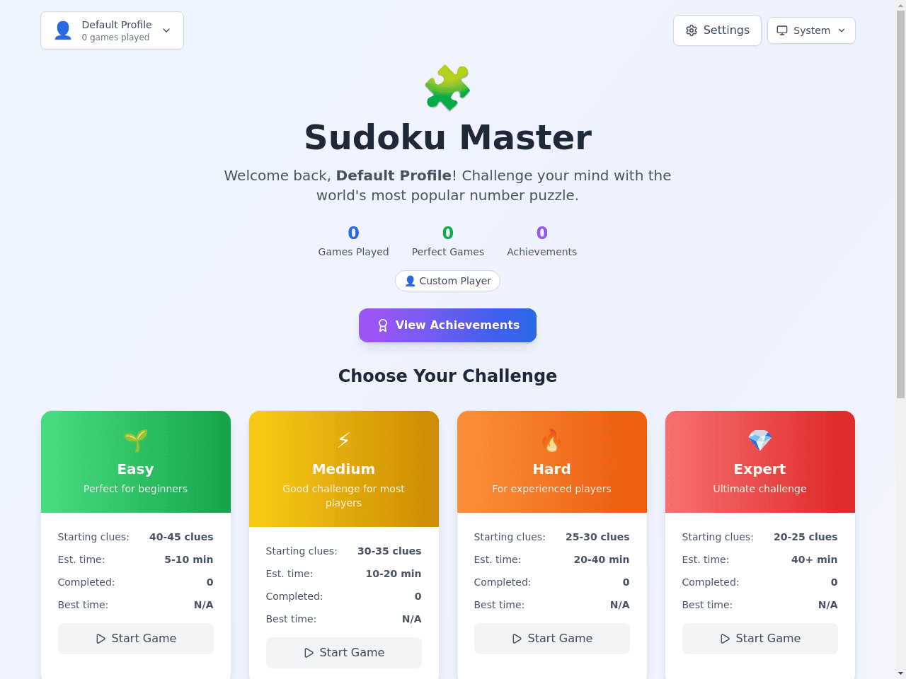 Sudoku Builder