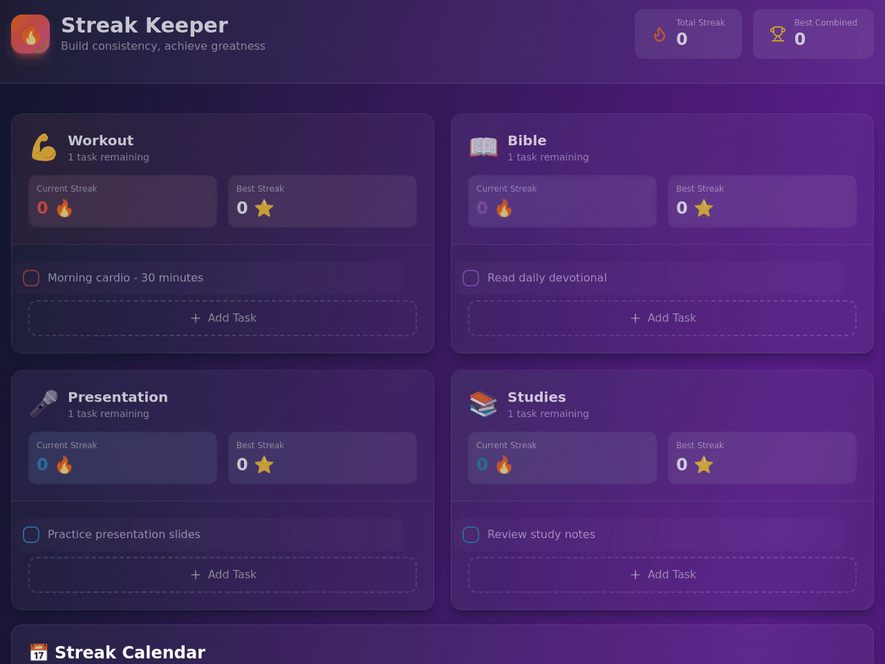 Streak Tracker Pro