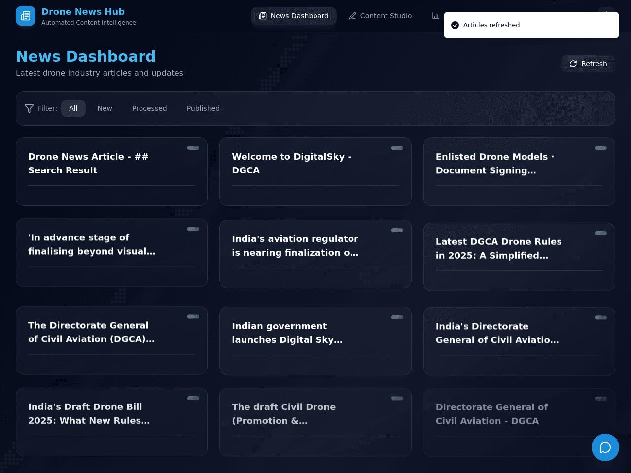 Drone Insights Dashboard