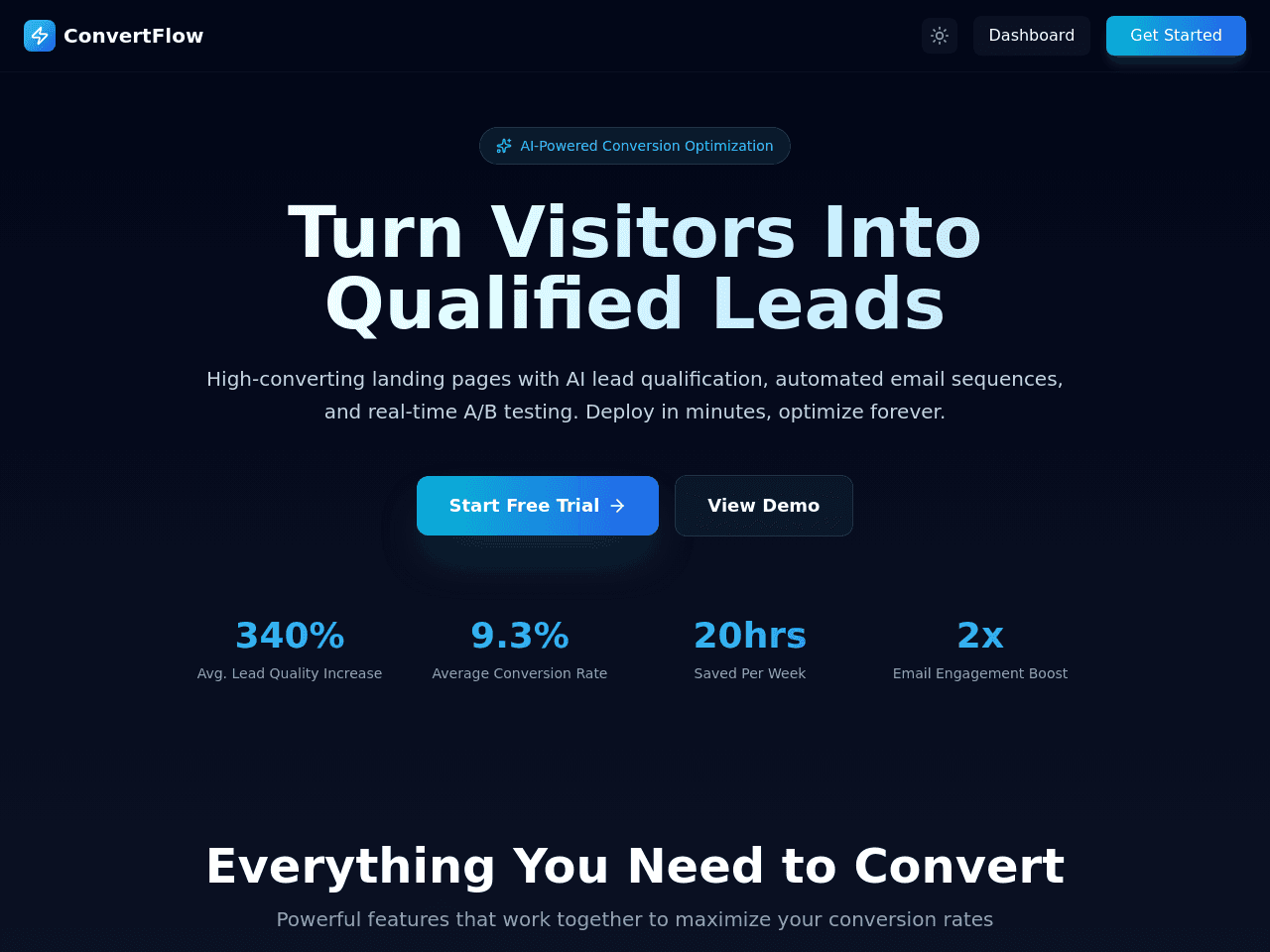 Landing Conversion Studio
