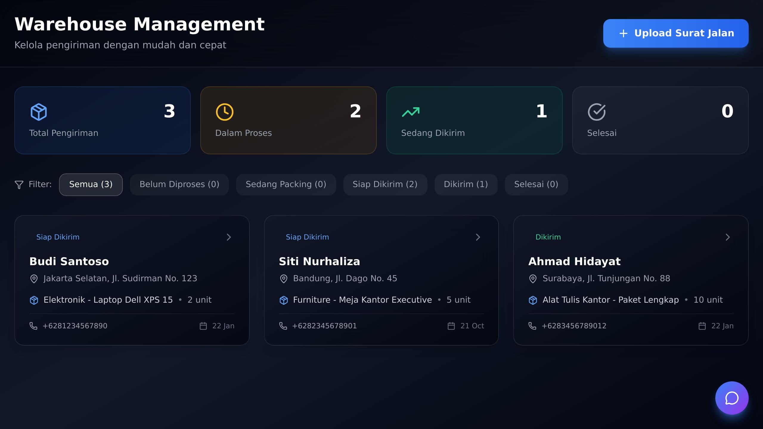 Logistics Flow Manager