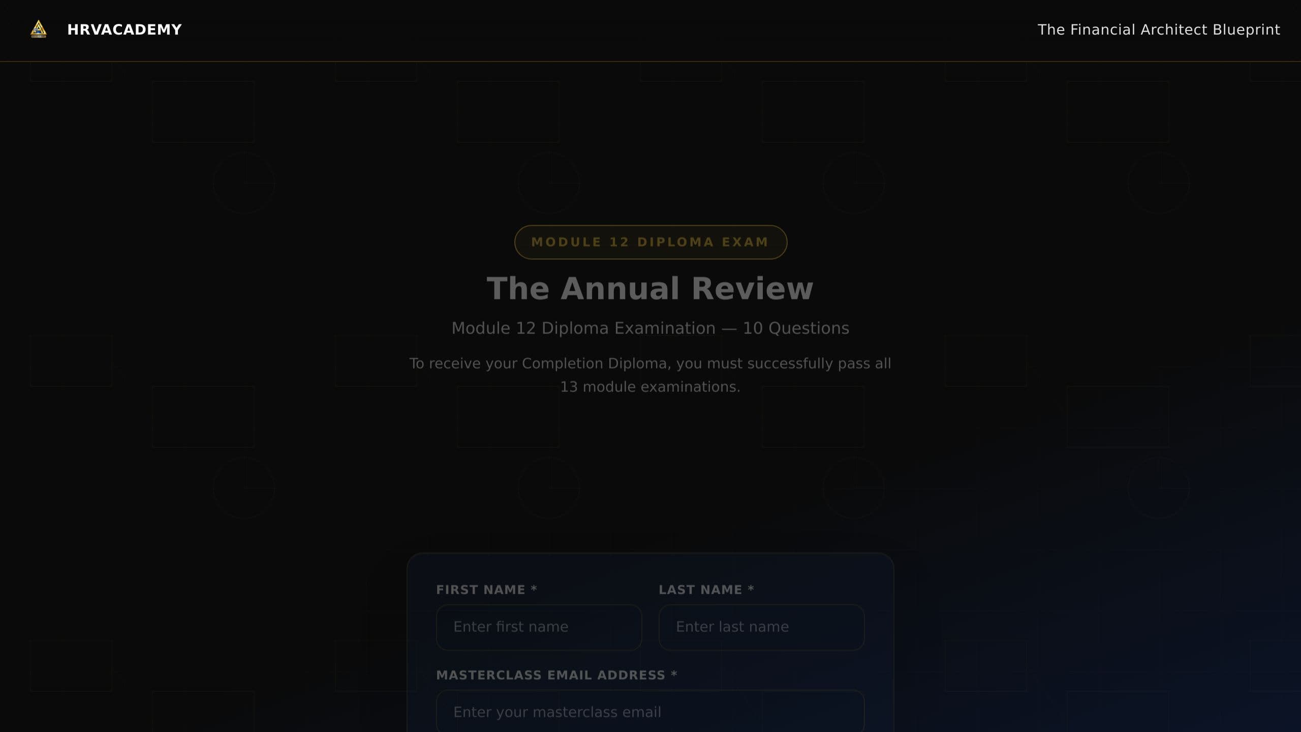 Module 12: The Annual Review