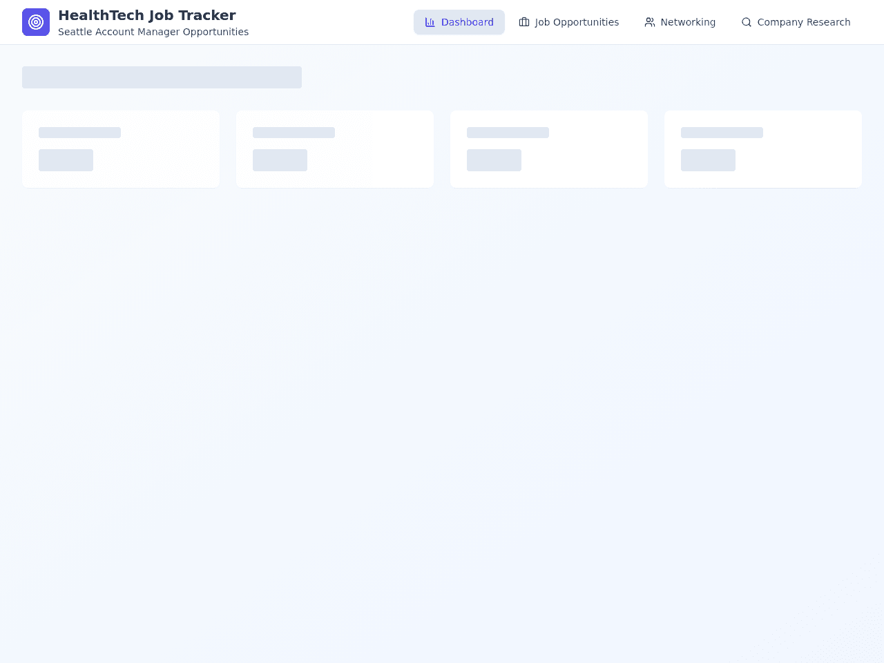 Job Connect Dashboard