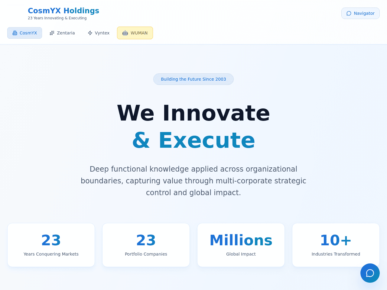 CosmYX Holding