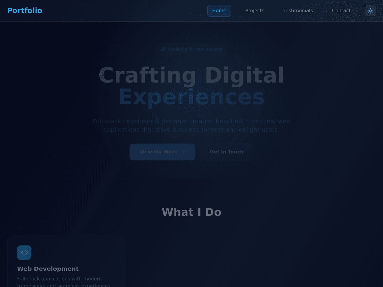 Portfolio Showcase Studio