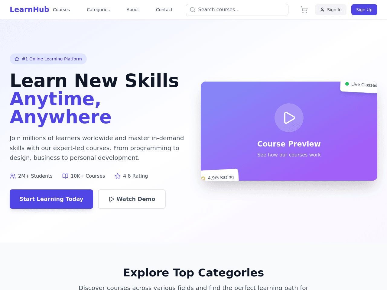 Course Web Builder