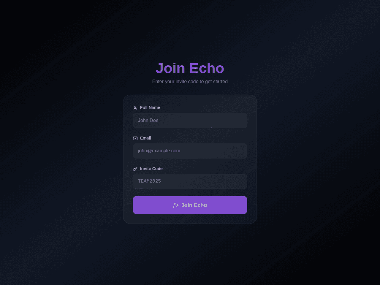 Echo Connect Portal