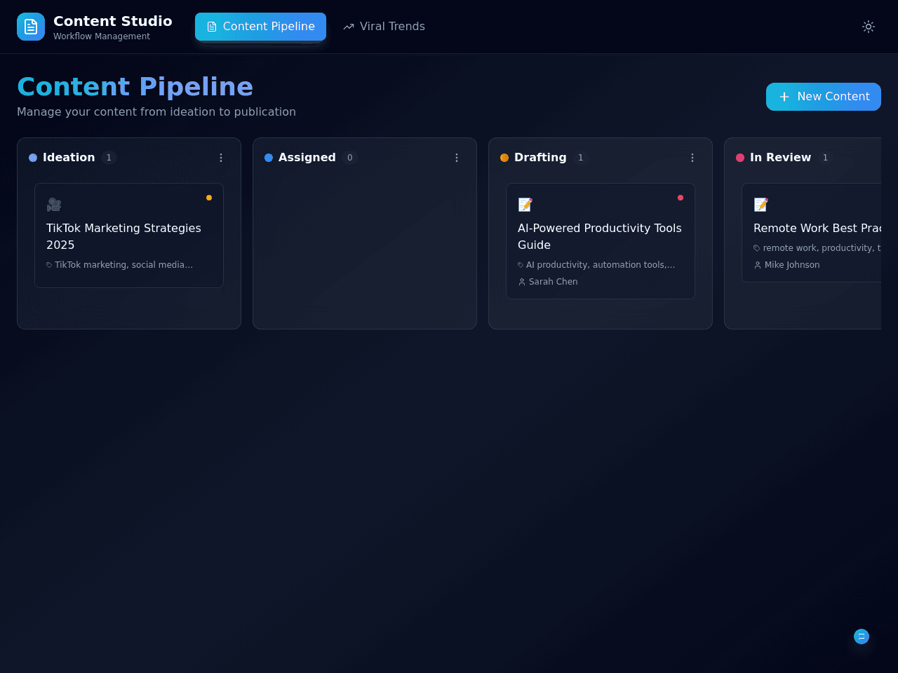 Content Flow Studio