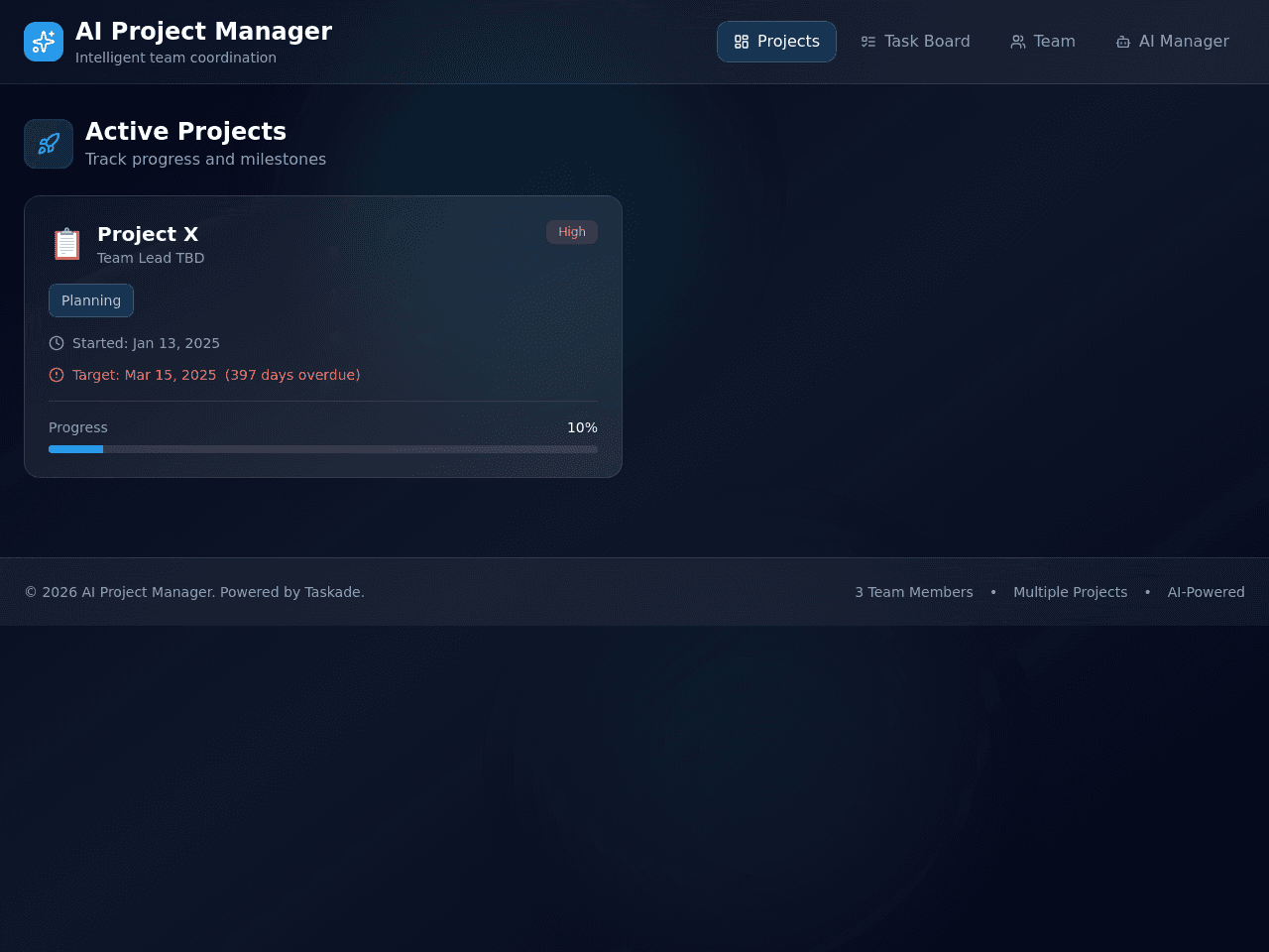 Project Flow Manager