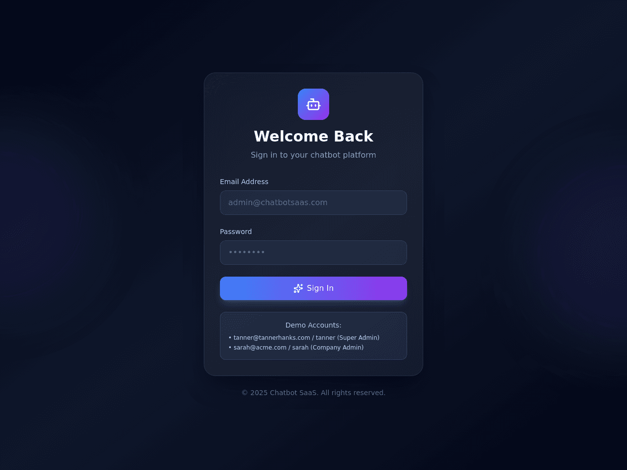 Chat Bot Saas