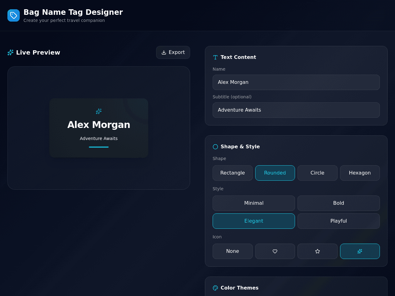 Tag Designer Studio