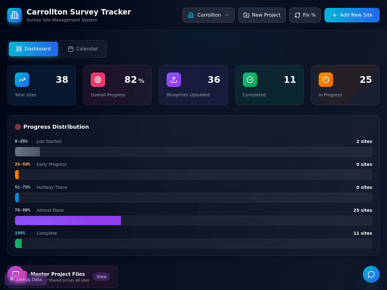 Site Survey Tracker