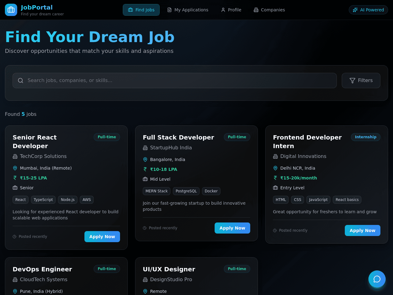 Job Portal Studio