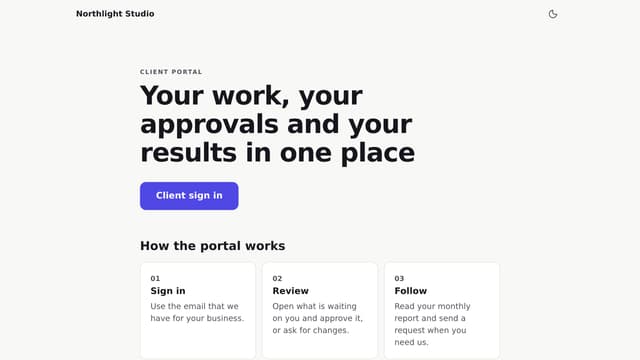 Agency Client Portal - Download Agency App by @taskade | Taskade AI