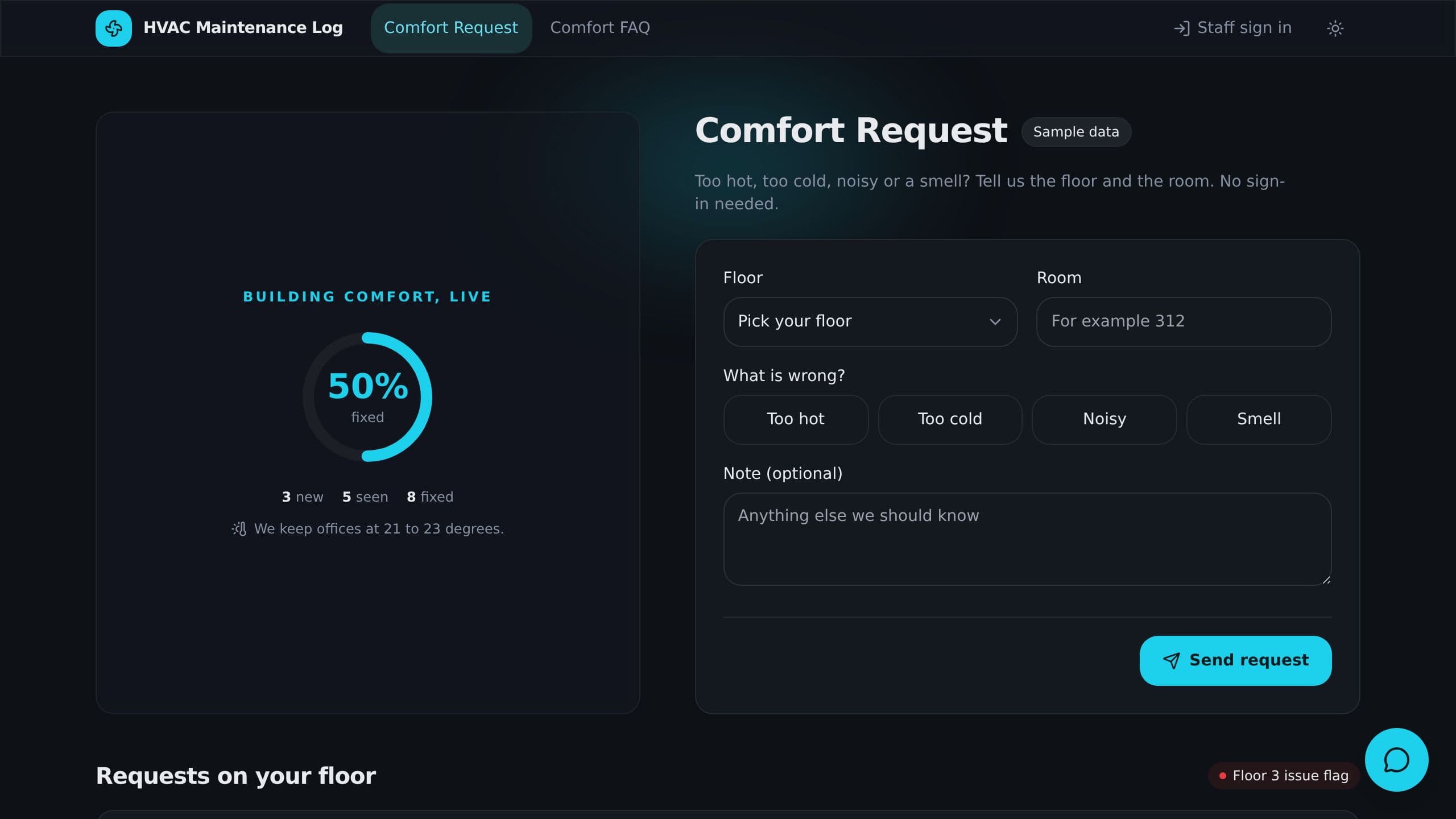 HVAC Maintenance Log preview