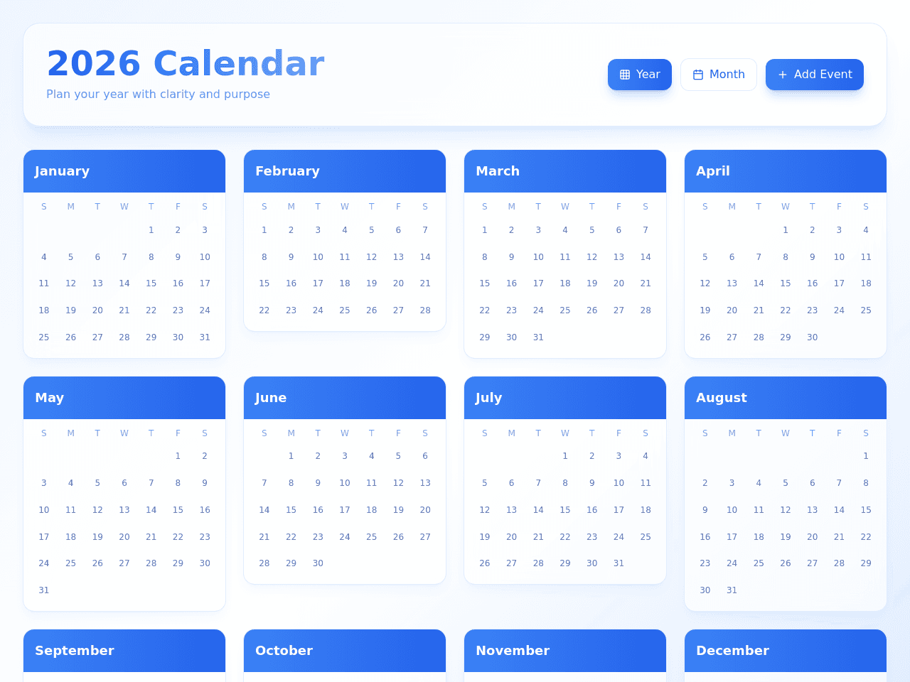 Calendar Canvas Studio