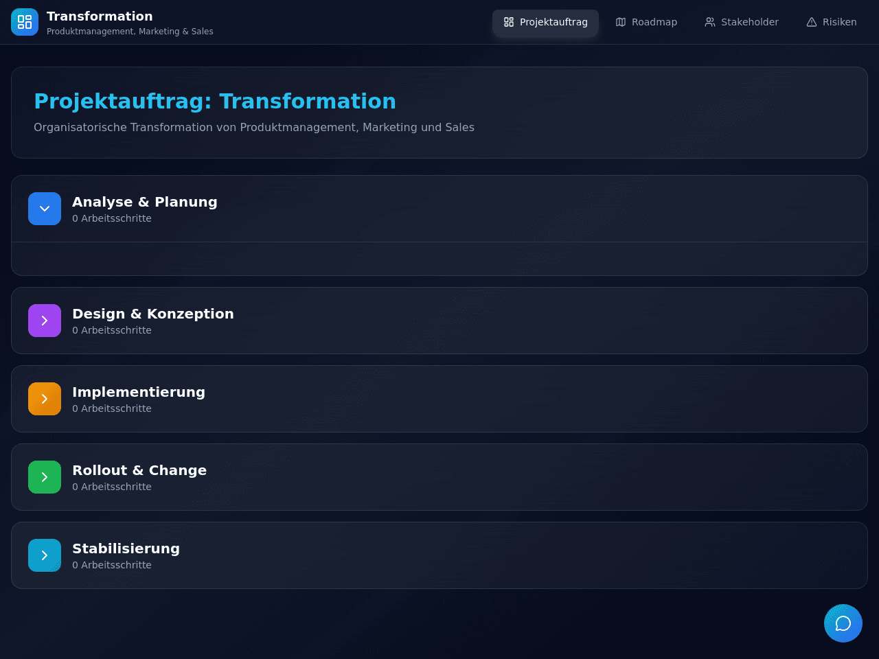 Transformation Blueprint