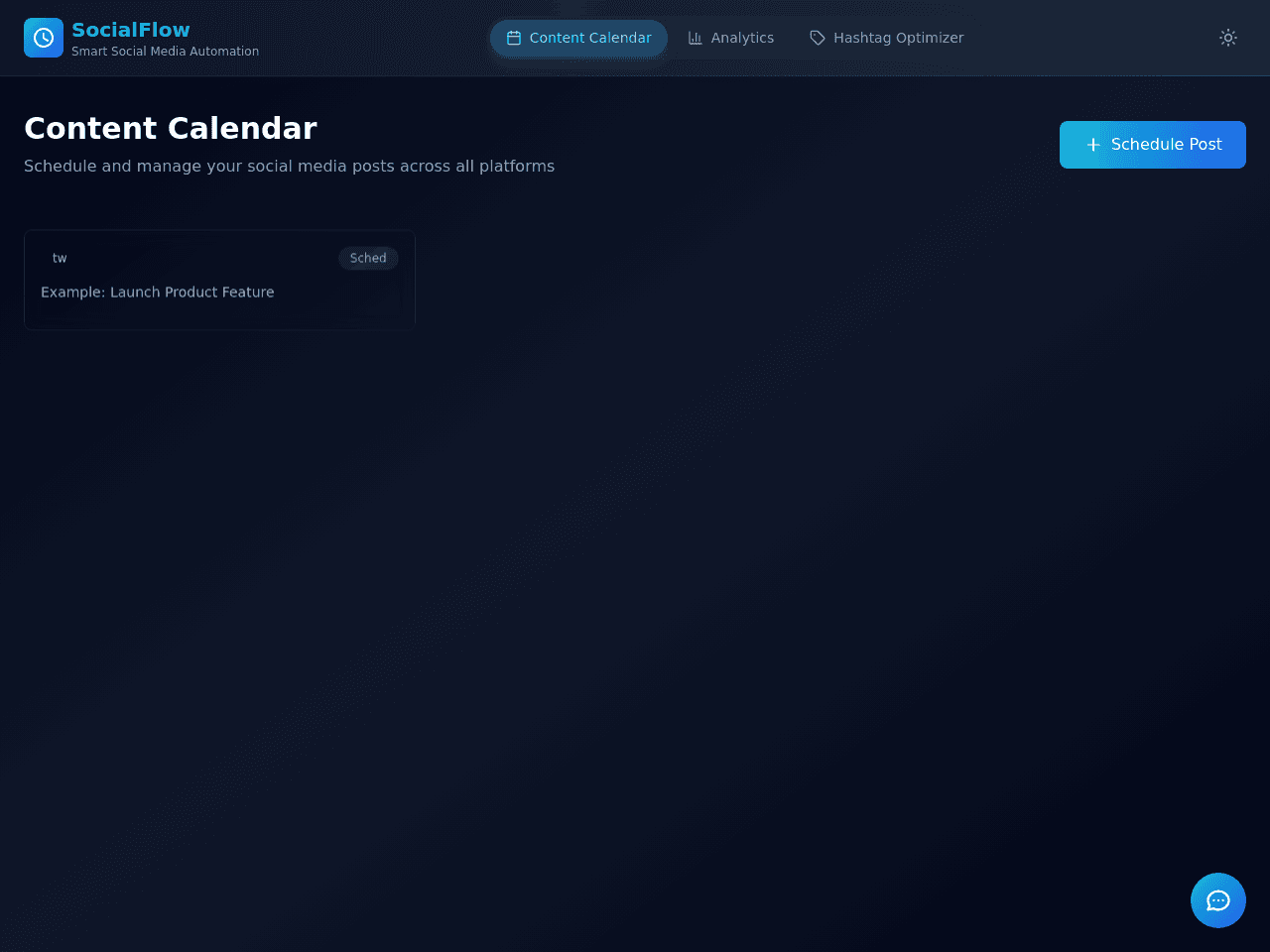Social Flow Dashboard