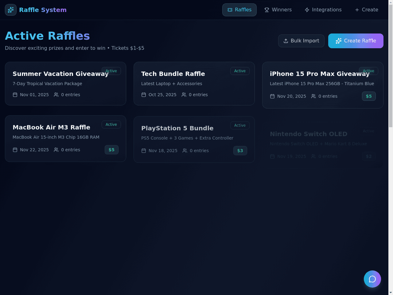 Raffle Manager Pro
