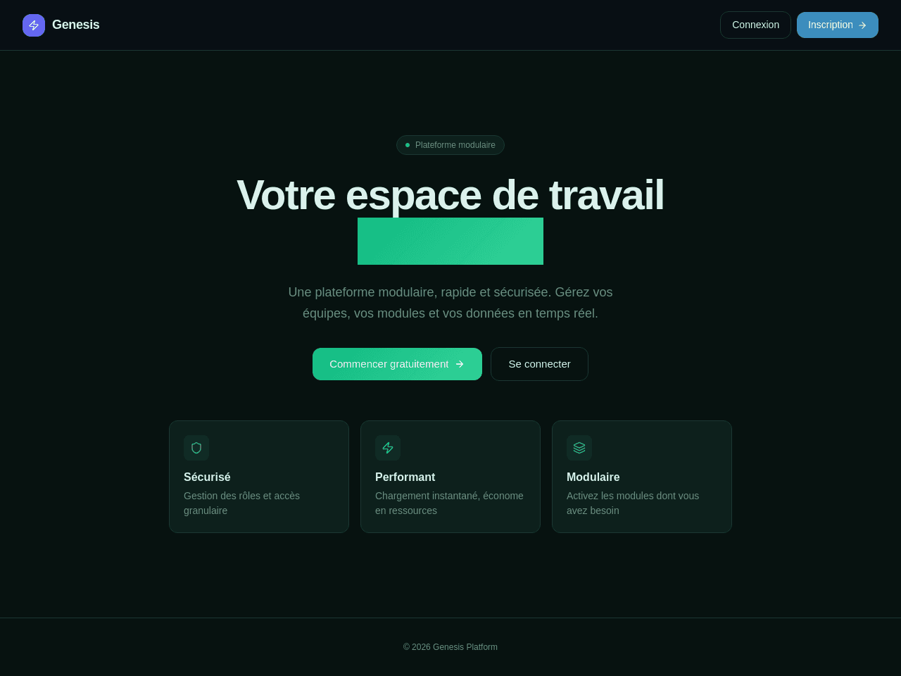 Genesis Portal Manager