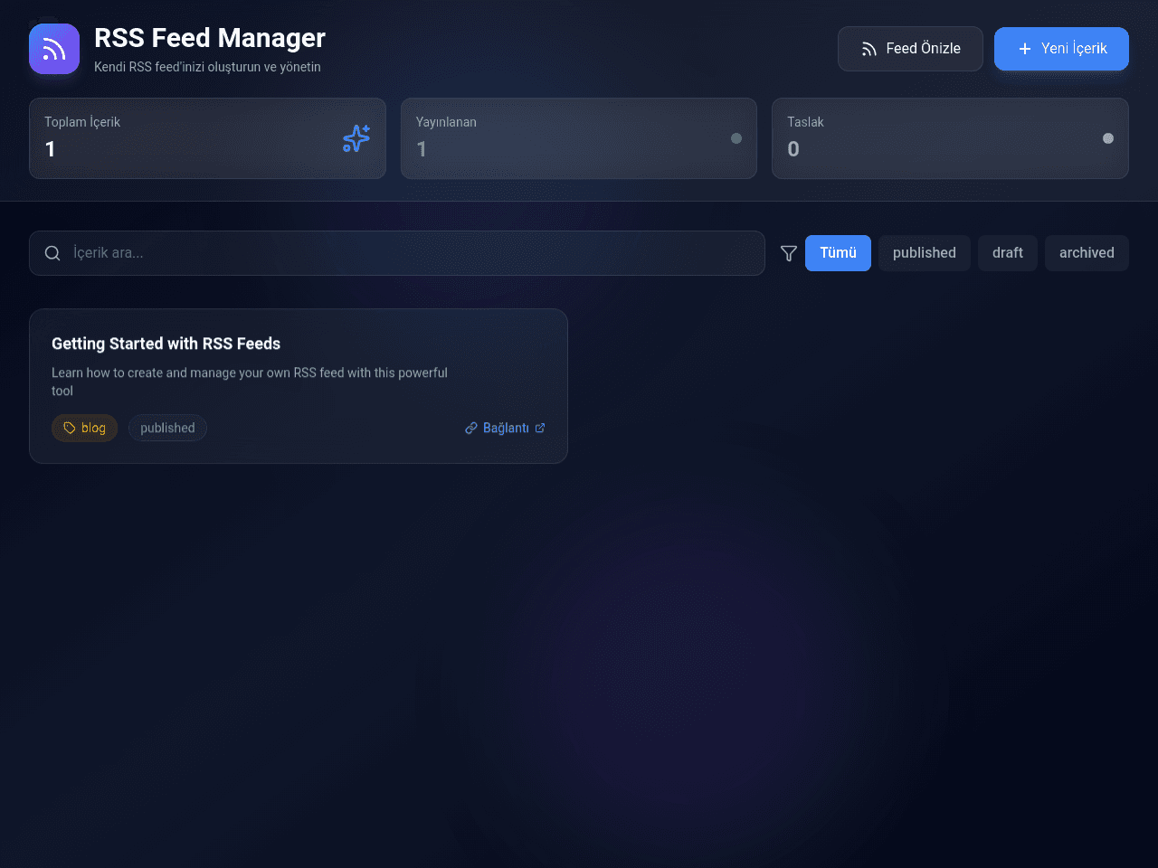 Stream Dashboard