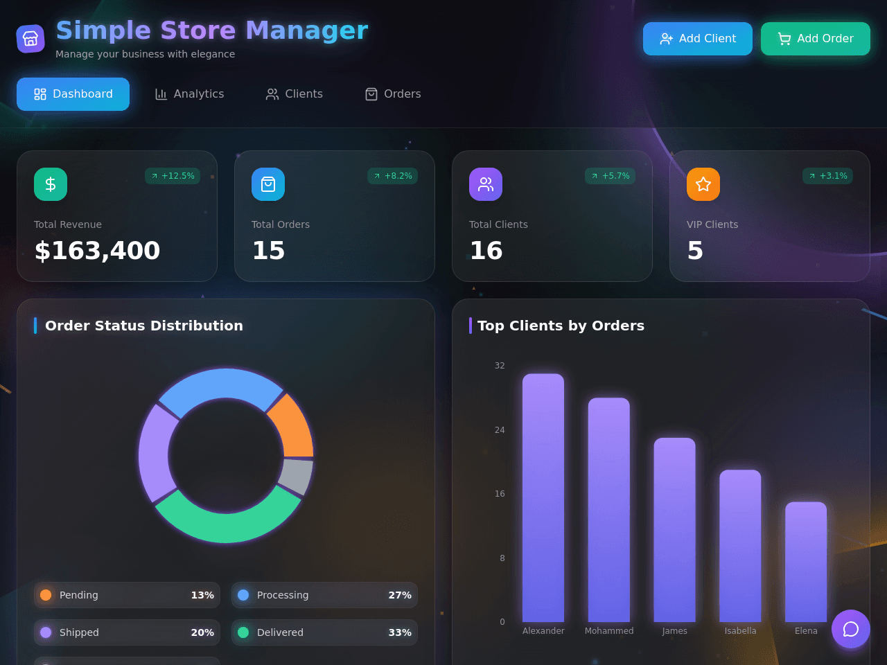 Simple Store Manager