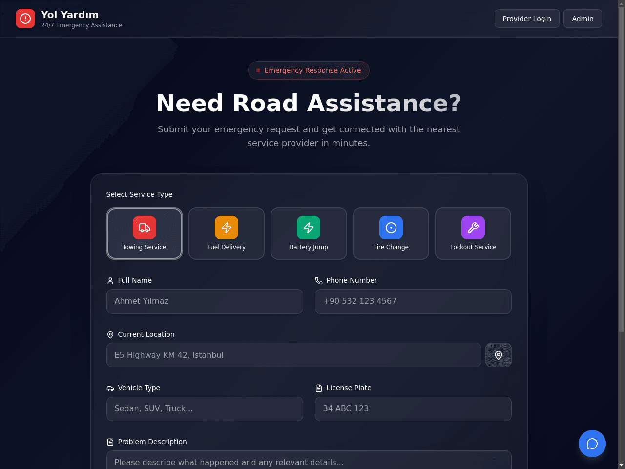 Rescue Route Dashboard