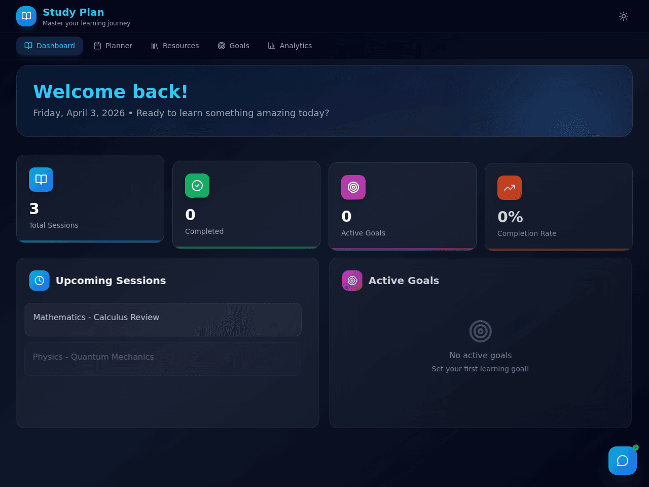 Study Plan Portal