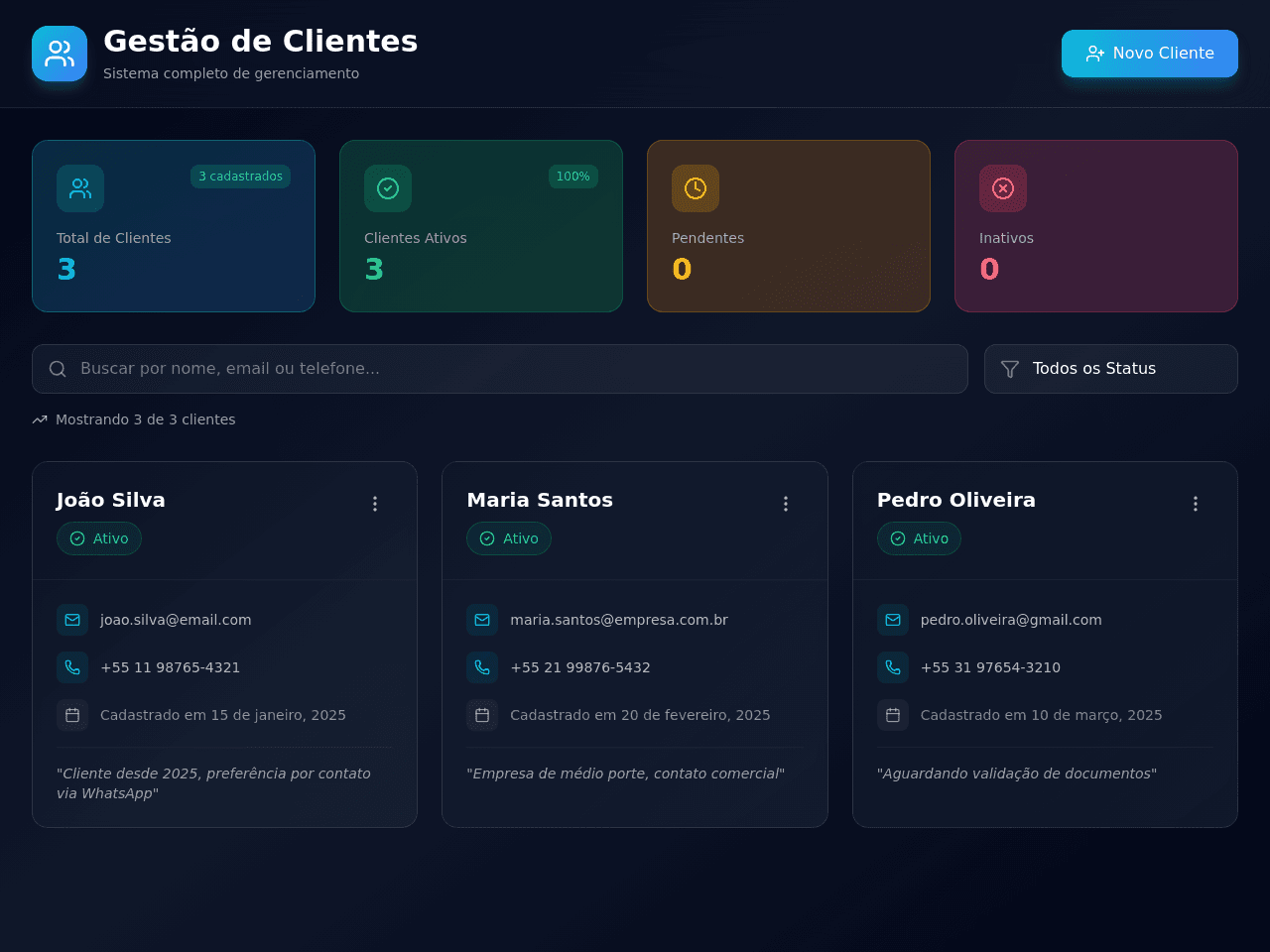 Client Registry Portal
