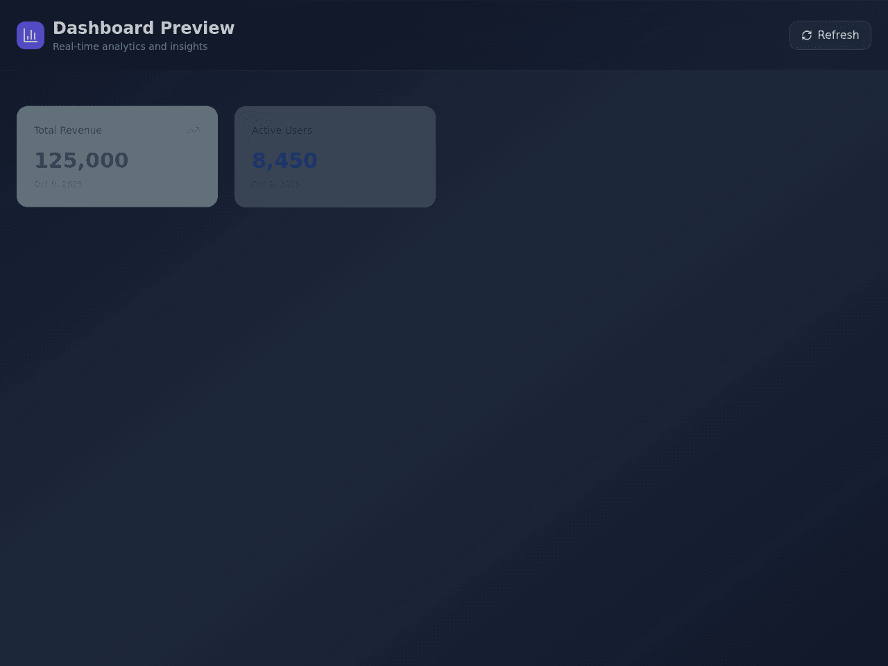 Dashboard Preview Studio