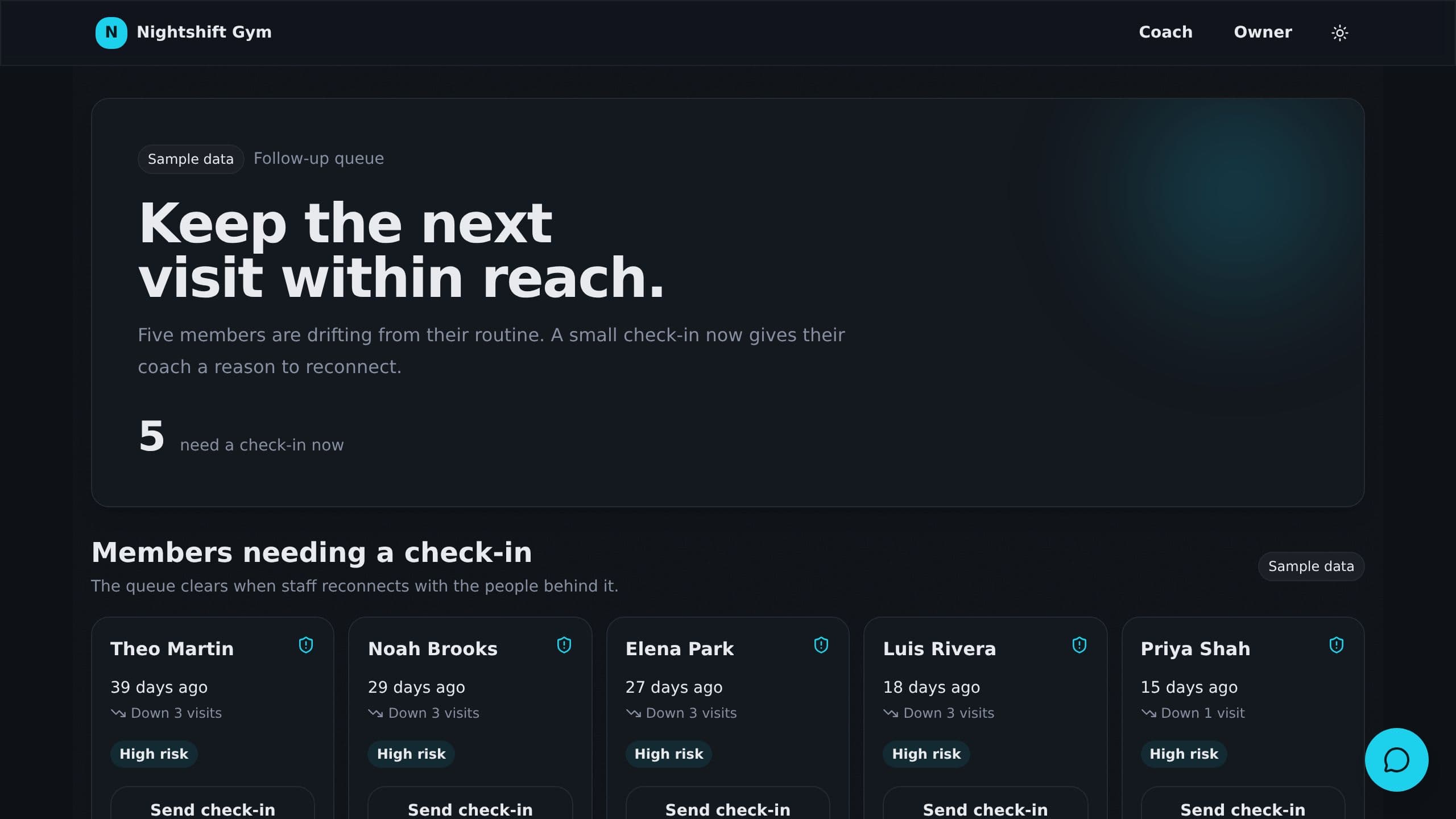 Gym Member Winback preview