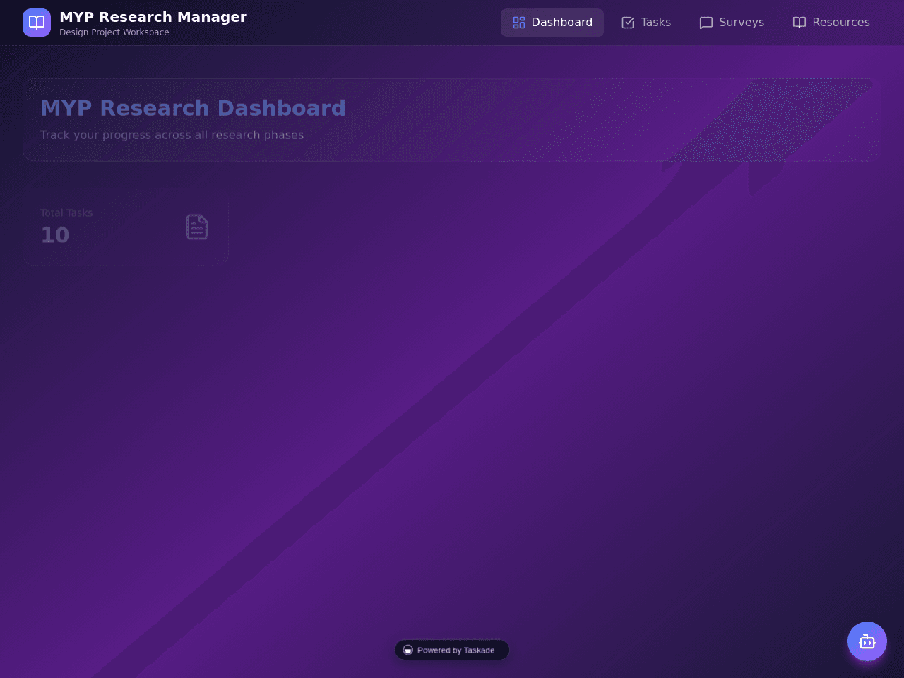 Research Planner Dashboard